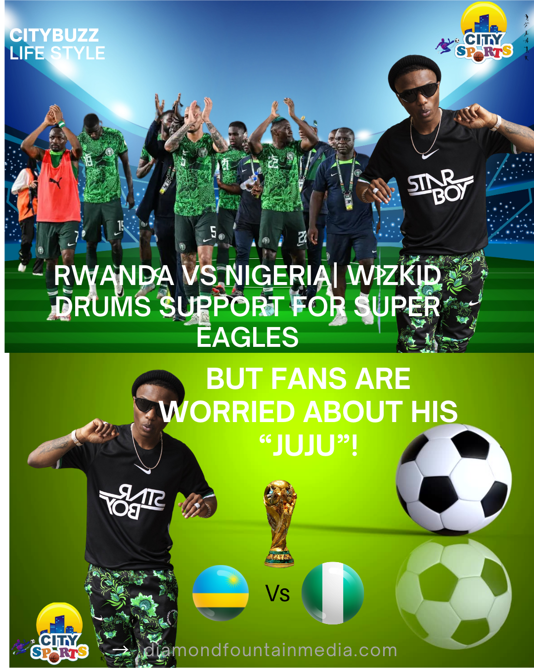Wizkid Endorses New Super Eagles—But Fans Are Worried About His “Juju”! Nigeria’s Starboy, Wizkid, has set tongues wagging